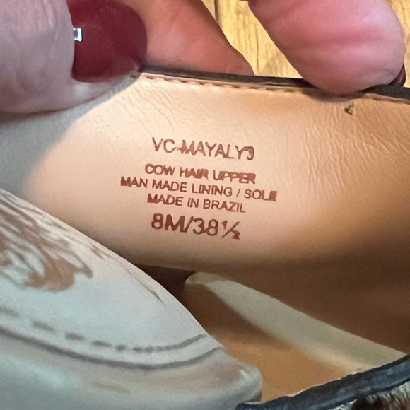 Vince Camuto Brown Leopard Platform Sandals - Picture 6 of 10